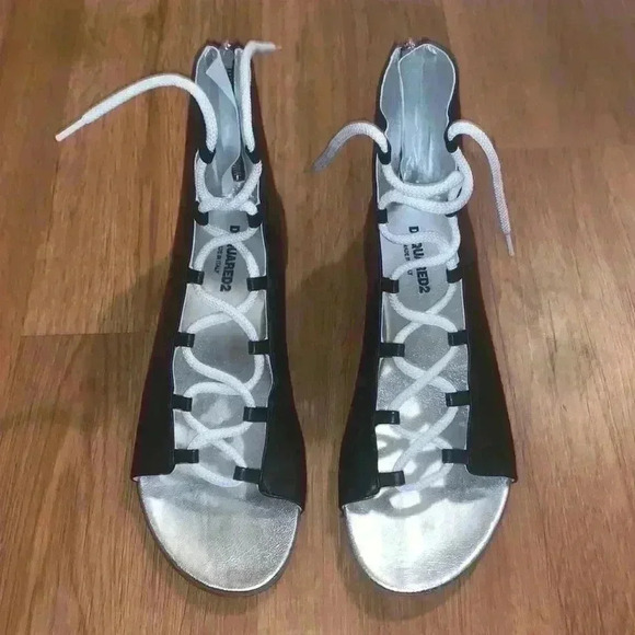 DSQUARED2 Lace Up Sandals - Picture 2 of 9